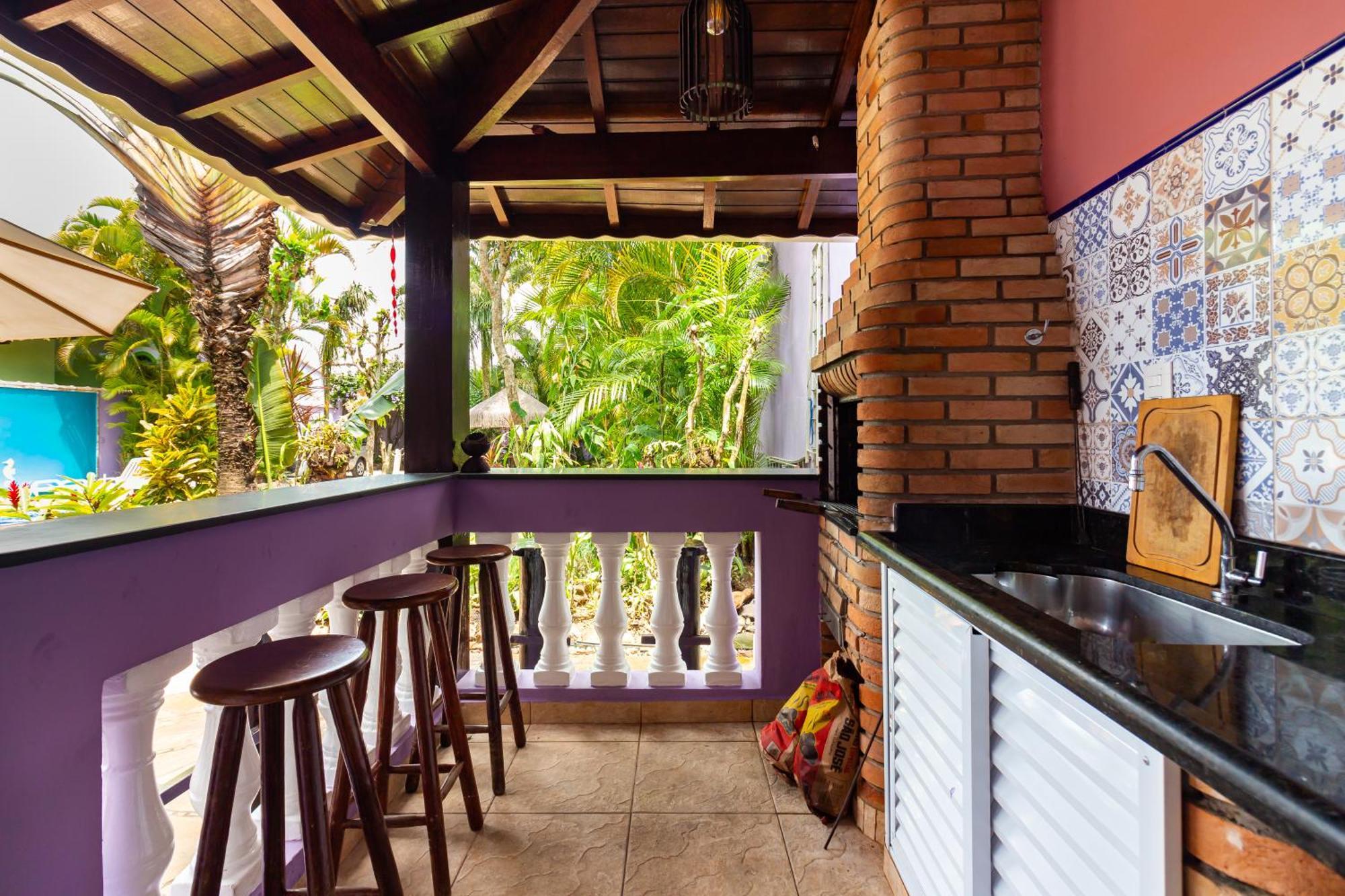O Paraiso Em Peruibe Casa Para Ate 25 Pessoas Eksteriør bilde